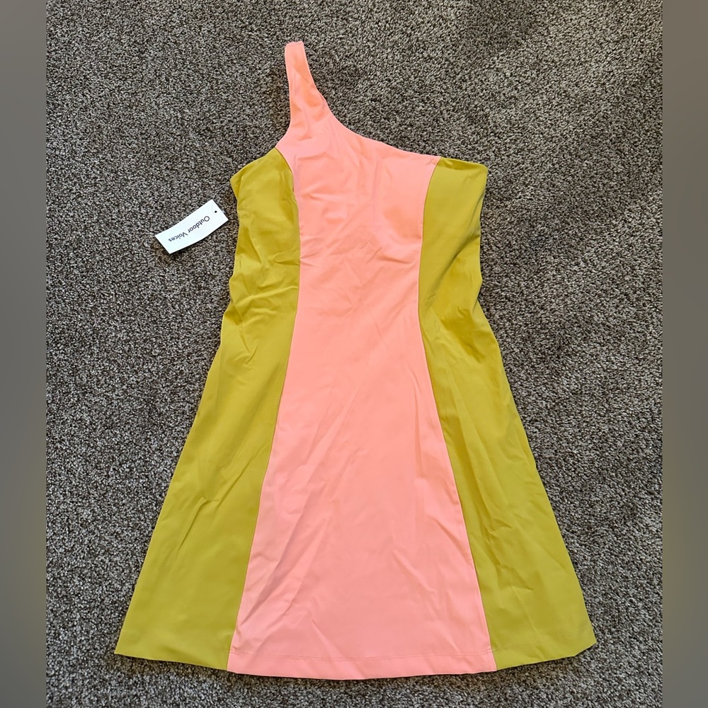 Brand New with tags Outdoor Voices One shoulder Exercise Dress